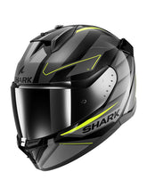 SHARK D-SKWAL 3 SIZLER CAPACETE INTEGRAL MOTO NEGRO ANTRACITA AMARILLO